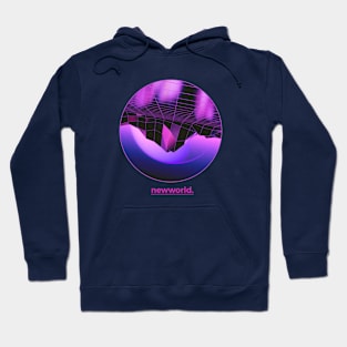 The future world - neon top - newworld. Hoodie